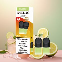 Relx Pod Pro 2 Vape Device Virvoitusjuuri-Kurkku Sitruunalimsa 1.9ml / 6.5W / 3-pakkaus
